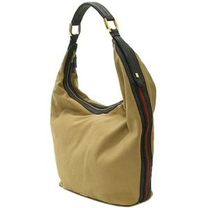 Gucci Canvas Shoulder Bag